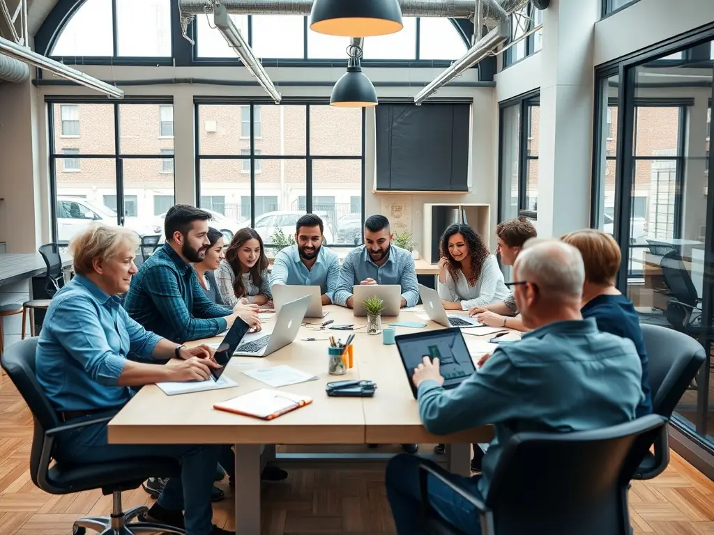 A workshop session in progress at a vanguarduno conference in Durban, South Africa, with participants actively engaged in a hands-on activity.